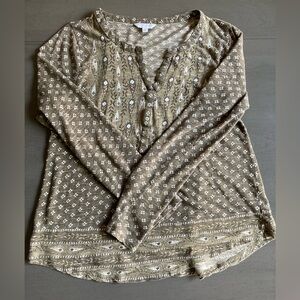 Lucky Brand Long Sleeve Top